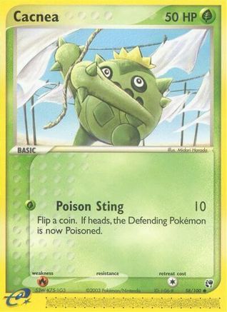 Cacnea - 58/100 -/100 - Common - Reverse Holofoil