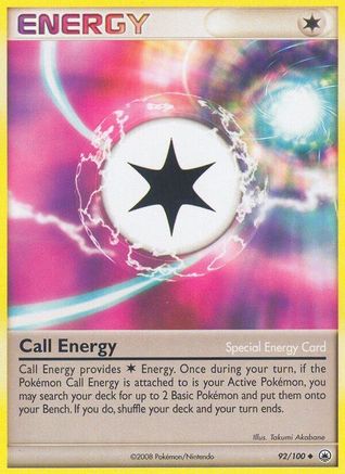 Call Energy - 092/100 - Uncommon - Reverse Holofoil