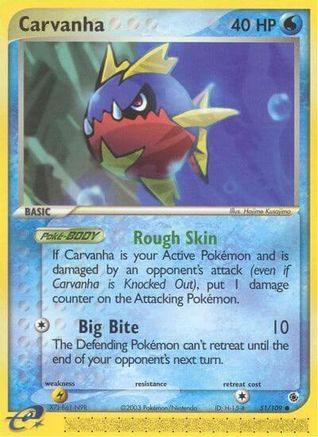 Carvanha -/109 - Common - Reverse Holofoil