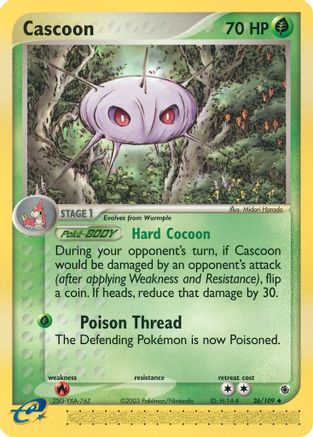 Cascoon - - Uncommon - Reverse Holofoil