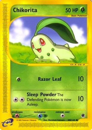 Chikorita (100) - - Common - Reverse Holofoil