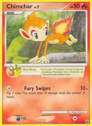 Chimchar (57) - 057 - Common - Reverse Holofoil