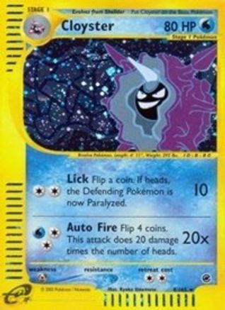 Cloyster (8) - - Holo Rare - Holofoil
