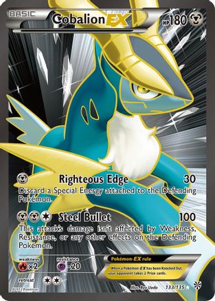 Cobalion EX (133 Full Art) - 133 - Ultra Rare
