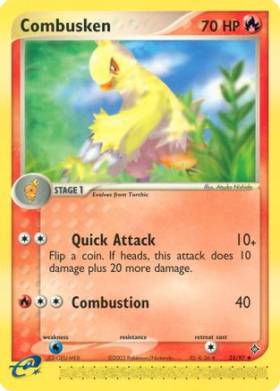 Combusken - - Uncommon - Reverse Holofoil