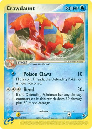 Crawdaunt - 13/97 -/97 - Rare