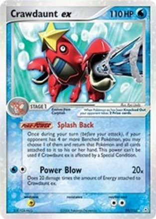 Crawdaunt ex - 099 - Ultra Rare