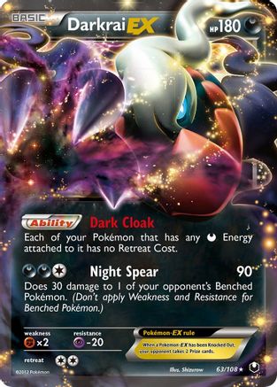 Darkrai EX - 063/108 - Ultra Rare