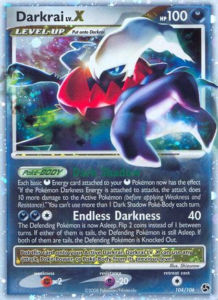 Darkrai LV.X - 104/106 - Ultra Rare
