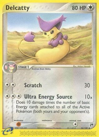 Delcatty - - Uncommon - Reverse Holofoil