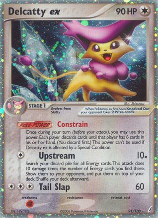 Delcatty ex - 091/100 - Ultra Rare