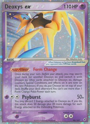 Deoxys ex (Attack Forme) - 098 - Ultra Rare