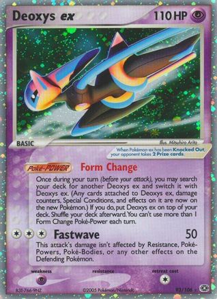 Deoxys ex (Speed Forme) - 093 - Ultra Rare