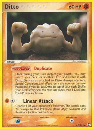 Ditto (Geodude) - 062/113 - Common - Reverse Holofoil