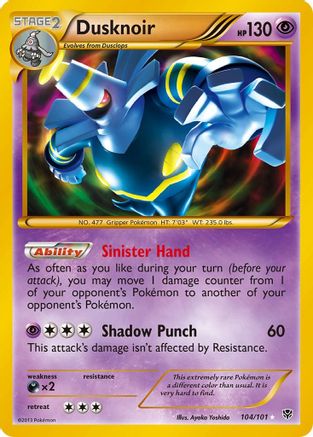Dusknoir (104 Secret Rare) - 104 - Secret Rare