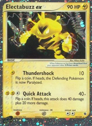 Electabuzz ex - 097/109 - Ultra Rare