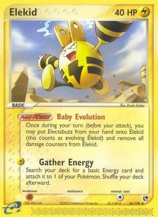 Elekid - - Uncommon - Reverse Holofoil