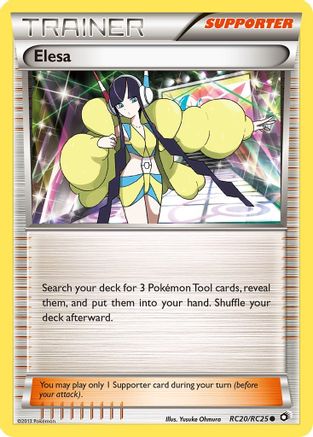 Elesa - RC20 - Common - Holofoil