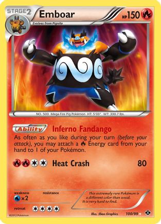 Emboar - 100 - Secret Rare