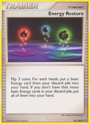 Energy Restore - 081 - Uncommon - Reverse Holofoil