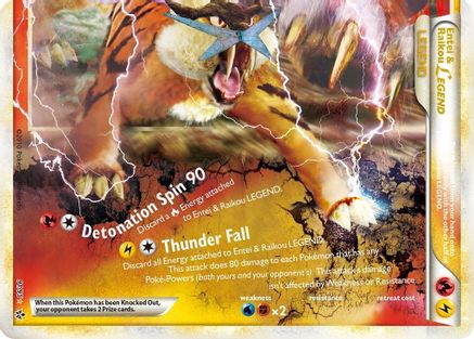 Entei & Raikou Legend (bottom) - 091 - Ultra Rare