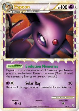 Espeon (Prime) - 081/90 - Ultra Rare