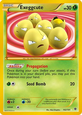 Exeggcute (102 Secret Rare) - 102 - Secret Rare