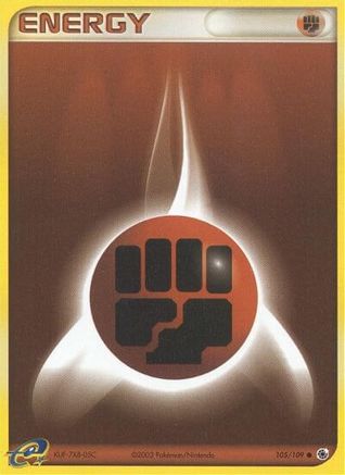 Fighting Energy - 105 - Common - Reverse Holofoil