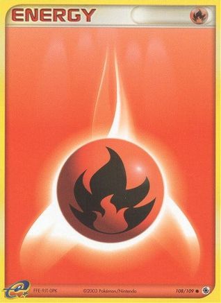Fire Energy - 108 - Common - Reverse Holofoil