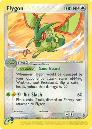 Flygon - 015/97 - Rare - Reverse Holofoil