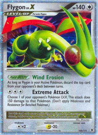 Flygon Lv.X - 105 - Ultra Rare