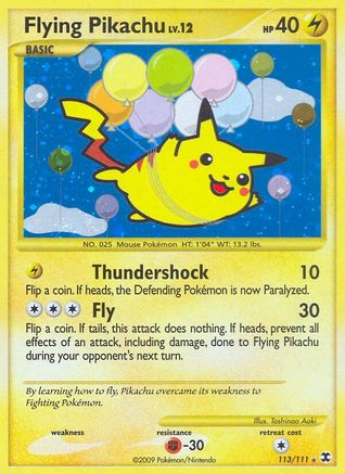 Flying Pikachu - 113 - Secret Rare