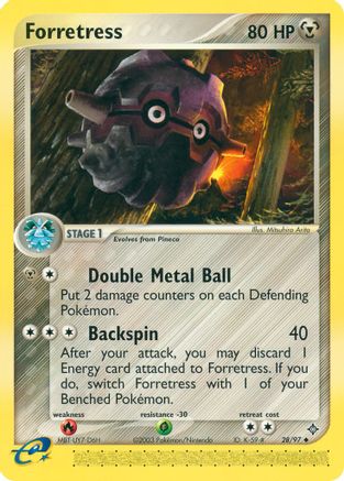 Forretress - - Uncommon - Reverse Holofoil