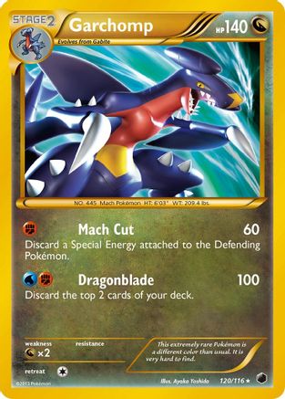 Garchomp (120 Secret Rare) - 120 - Secret Rare