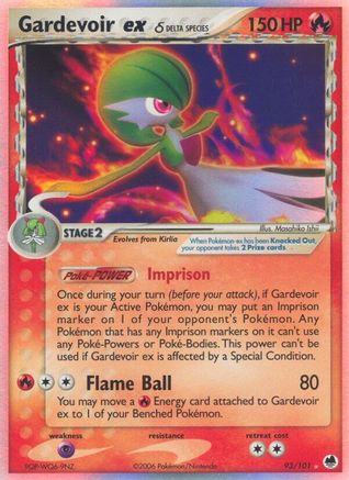 Gardevoir ex (Delta Species) - 093 - Ultra Rare