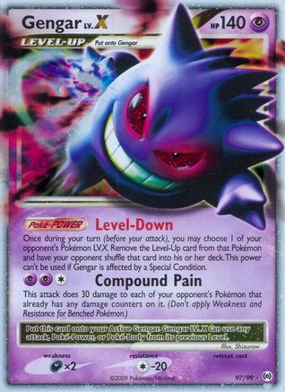 Gengar Lv.X - 097/99 - Ultra Rare