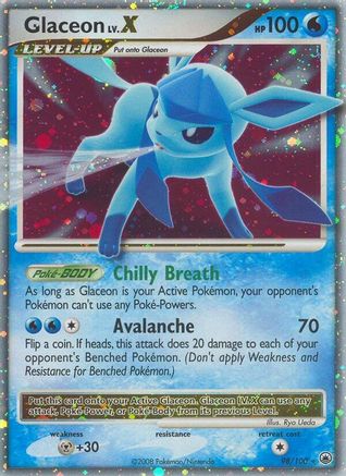 Glaceon LV.X - 098 - Ultra Rare