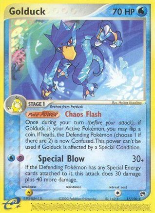 Golduck - - Rare - Reverse Holofoil