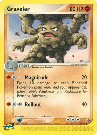 Graveler - 30/97 -/097 - Uncommon