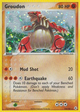 Groudon - 102 - Secret Rare
