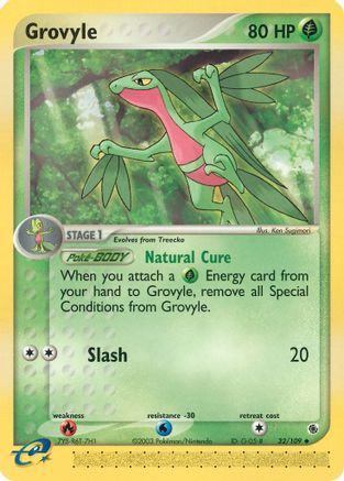 Grovyle - 32/109 -/109 - Uncommon