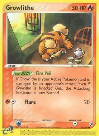 Growlithe - 065 - Common