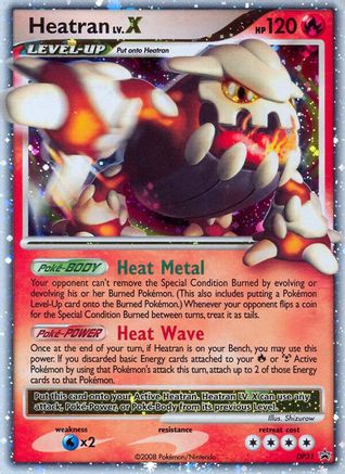 Heatran LV.X - DP31 - Promo - Holofoil
