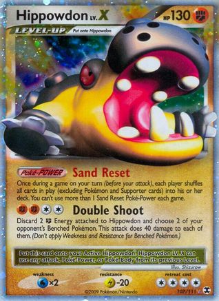 Hippowdon Lv.X - 107 - Ultra Rare