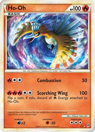 Ho-Oh (Shiny) - SL5 - Shiny Holo Rare