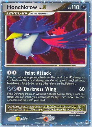 Honchkrow LV.X - 132 - Ultra Rare