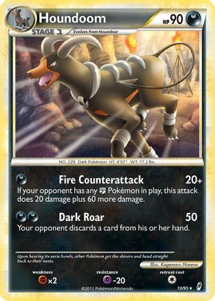 Houndoom - 010 - Holo Rare - Reverse Holofoil