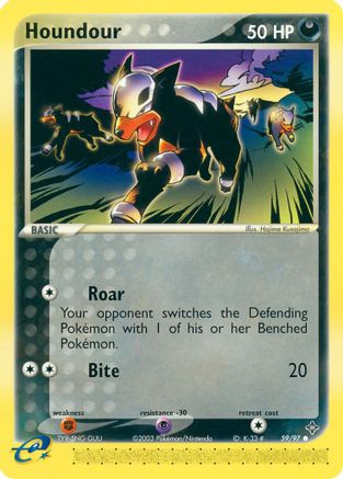 Houndour - 059/97 - Common - Reverse Holofoil