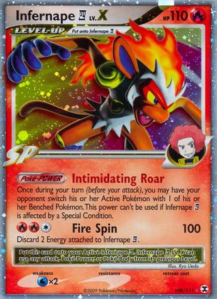Infernape E4 Lv.X - 108 - Ultra Rare