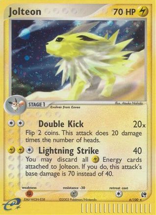 Jolteon - - Holo Rare - Holofoil